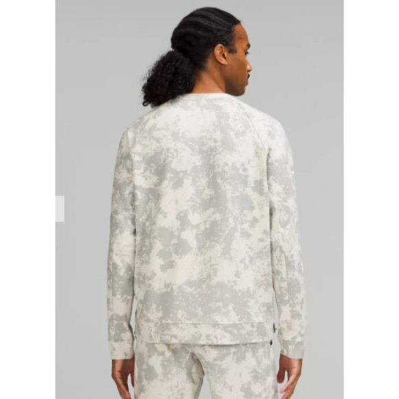 Lululemon Men's City Sweat Tie Dye Sweatshirt Size M Crew Neck Pull over Sporty - Picture 2 of 9